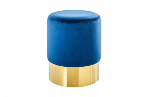 TABURET, BAROCK 38576 ALBASTRU/AURIU, DESIGN MODERN - Img 5
