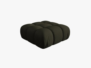 TABURET BELLIS, 94 CM, VERDE 77, TAPITERIE DIN CATIFEA 3D, DESIGN DEOSEBIT - Img 2