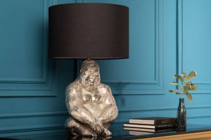 VEIOZA 60CM, GORILLA, COD 41688-41686, CULOARE ARGINTIE, STIL MODERN - Img 5
