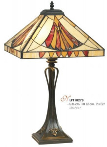 VEIOZA DEOSEBITA TIFFANY, COD LPT10273, DIN METAL SI STICLA