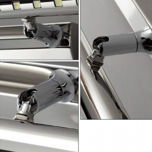 APLICA BAIE MIRROR APP363-1W, 9W, 70X2.5 cm, CROM/ARGINTIU, DIN OTEL INOXIDABIL SI METAL, STIL MODERN, TU - Img 7