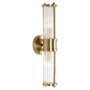 APLICA LYA AURIU PERIAT, ML-0030, CONFECTIONATA DIN STICLA SI FIER, STIL MODERN - Img 2