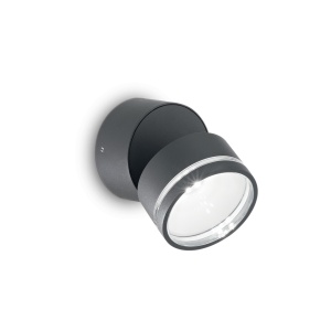 APLICA OMEGA OMEGA AP ROUND 3000K ANTRACIT STIL MODERN IDEAL LUX