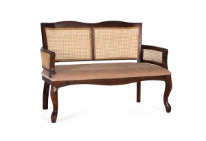 BANCUTA IN STIL COLONIAL, COD 2159, DIN LEMN DE SALCAM SI TEXTIL, ARTIM GROUP SELECTION - Img 2