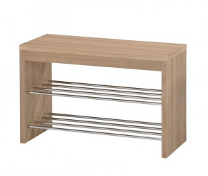 BANCUTA/SUPORT PENTRU PANTOFI ST7 STEJAR SONOMA STIL MODERN HALMAR