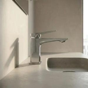 BATERIE PENTRU BAIE PREMIUM REA PRIME, CROM, CALITATE SUPERIOARA - Img 4