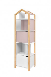 BIBLIOTECA PENTRU CAMERA COPII MANHATTAN JOEY FLAMINGO STIL SCANDINAV BA - Img 5