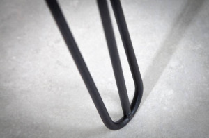 BIROU 110CM ASPECT STEJAR, STUDIO, DIN METAL SI MDF, STIL INDUSTRIAL - Img 5
