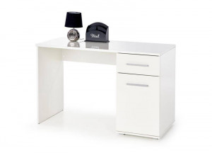 BIROU LIMA B-1, 120 CM, ALB, DIN PAL MELAMINAT, STIL MODERN