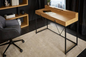 BIROU MODERN, HERITAGE 120CM, COD 41212, DIN MDF SI METAL