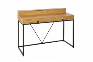 BIROU MODERN, HERITAGE 120CM, COD 41212, DIN MDF SI METAL - Img 6
