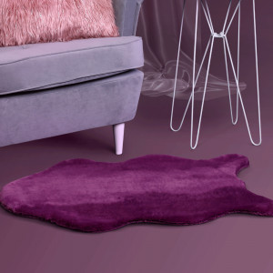 Blană artificială, violet, 60x90, RABIT TIPUL 6, 0000229886 - Img 5