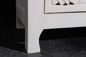 BUFET DE LIVING, MARRAKECH, 170CM, LEMN DE MANGO, ALB, ARTIM GROUP SELECTION - Img 7