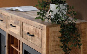 BUFET LIVING, 150CM, LEMN DE MANGO SI METAL, REALIZAT MANUAL, ARTIM GROUP SELECTION - Img 2