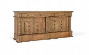 BUFET LIVING 200CM, CULOARE NATUR, LEMN DE MANGO, GINER Y COLOMER - Img 3