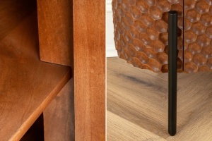 BUFET LIVING, ADLON 180CM, LEMN DE MANGO SI SUPORT METAL, MODEL 3D, CULOARE MARO, ARTIM GROUP SELECTION - Img 3