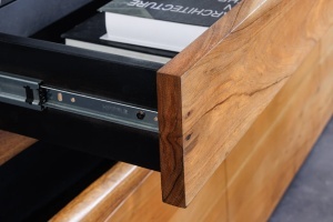 BUFET LIVING GRAND ACACIA 180CM, LEMN DE SALCAM SI ILUMINARE LED, CANTURI NATURALE, ARTIM GROUP SELECTION - Img 6