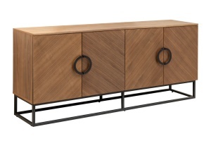 BUFET LIVING, GRANDEZZA 180CM, PRODUS DIN FURNIR LEMN, ASPECT NUC, ARTIM GROUP SELECTION - Img 9