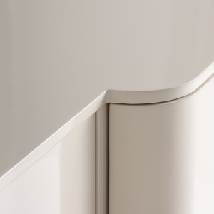 BUFET LIVING HATON 220CM, DIN LEMN, FINISAJ BEJ, STIL ART DECO, VICAL HOME - Img 6