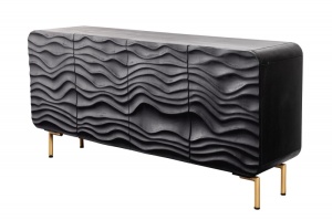 BUFET LIVING, LAGOON 160CM, DIN LEMN MASIV MANGO, NEGRU, ARTIM GROUP SELECTION - Img 6