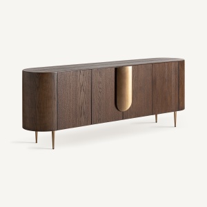 BUFET TREIGNAC 220CM, DIN FURNIR DIN LEMN SI METAL, DESIGN CONTEMPORAN, VICAL HOME - Img 2