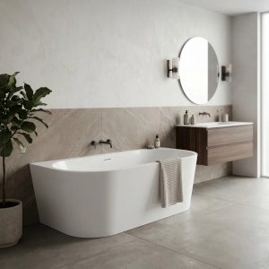 CADA DE PODEA FREESTANDING CAPRI 180 CM, DIN ACRIL, CALITATE SUPERIOARA - Img 2