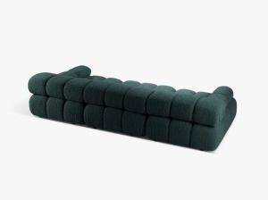 CANAPEA BELLIS, CU 3 LOCURI, BENZINA, CU TAPITERIE DIN TEXTIL BOUCLE ROLF, MICADONI - Img 3