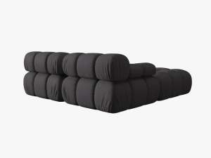 CANAPEA/COLTAR MODULAR BELLIS, 3 LOCURI, 188 CM, ESPRESSO 15, TAPITERIE DIN CATIFEA 3D, DESIGN DEOSEBIT - Img 4