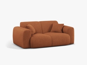 CANAPEA CU 2 LOCURI, MOLINO, 170 CM, CARAMIZIE, CU TAPITERIE DIN TEXTIL CHENILLE EDEN, MICADONI - Img 2