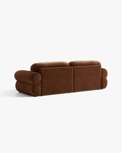 CANAPEA CU 4 LOCURI, OPHELIA, MARO, 257 CM, CU TAPITERIE DIN TEXTIL CATIFEA VENUS, MICADONI - Img 4