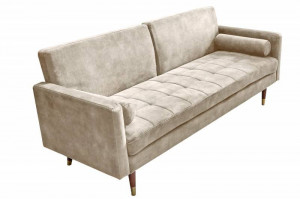 CANAPEA EXTENSIBILA, 195CM, CATIFEA DE CULOAREA SAMPANIEI, ARTIM GROUP SELECTION - Img 6