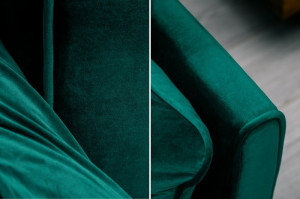 CANAPEA EXTENSIBILA 215CM, DIN CATIFEA VERDE/ AURIU, DESIGN MODERN, ARTIM GROUP SELECTION - Img 5