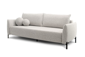 CANAPEA EXTENSIBILA AURORA, BEJ GRUPA IV, CONFECTIONATA DIN METAL, SPUMA POLIURETANICA SI TEXTIL, STIL MODERN - Img 2