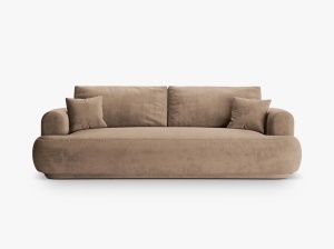 CANAPEA EXTENSIBILA ELLA, CU SPATIU DE DEPOZITARE, 3 LOCURI, 253 CM, DIVERSE CULORI SI MATERIALE, DESIGN DEOSEBIT - Img 3