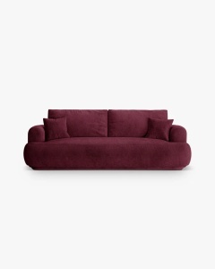 CANAPEA EXTENSIBILA ELLA, VISINIU, 253X108 CM, TAPITAT CU TAPITERIE DIN TEXTIL STRUCTURAT SORELLA, MICADONI
