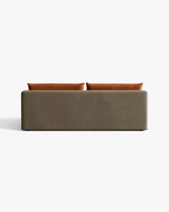 CANAPEA EXTENSIBILA HENA, CU 3 LOCURI, GRI-MARO, 205X112 CM, TAPITAT CU TAPITERIE DIN TEXTIL CATIFEA SALVADOR, MICADONI - Img 7