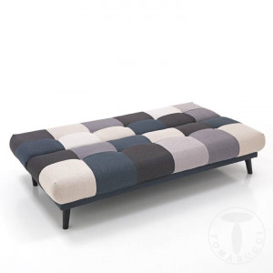 CANAPEA EXTENSIBILA, JAMBOREE, COD 3351, STIL MODERN, REALIZATA DIN LEMN SI STOFA - Img 2