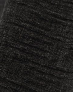 CANAPEA EXTENSIBILA KAELLE, 244 CM, CU 3 LOCURI, NEGRU, CU TAPITERIE DIN TEXTIL CHENILLE OVER THE HORIZON, MICADONI - Img 6