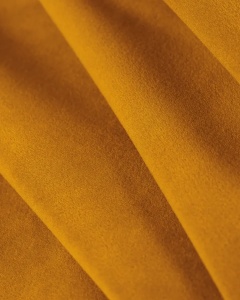 CANAPEA EXTENSIBILA SIMO, GALBEN, 225X94 CM, TAPITAT CU TAPITERIE DIN TEXTIL CATIFEA SALVADOR, MICADONI - Img 2