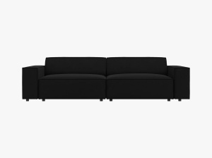 CANAPEA JODIE, 3 LOCURI, 204 CM, DIVERSE CULORI SI MATERIALE, DESIGN DEOSEBIT - Img 1