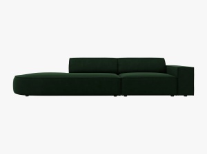 CANAPEA JODIE, STANGA, 3 LOCURI, 262 CM, DIVERSE CULORI SI MATERIALE, DESIGN DEOSEBIT - Img 6