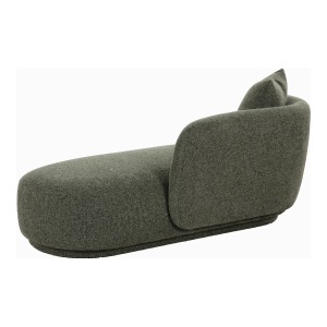 CANAPEA LOUNGE MYKONOS 175CM, DIN LEMN SI TEXTIL, CULOARE VERDE, HOUSE NORDIC - Img 5