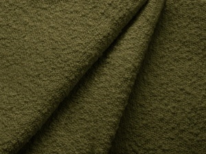 CANAPEA MILEY, CU 2 LOCURI, VERDE MASLINIU INCHIS, CU TAPITERIE DIN TEXTIL BOUCLE, MICADONI - Img 4