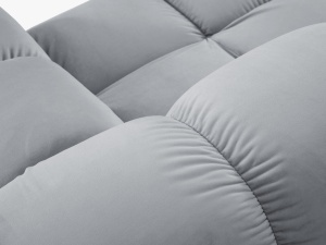 CANAPEA MODULARA BELLIS, 2 LOCURI, 188 CM, ALBASTRU DESCHIS 80, TAPITERIE DIN CATIFEA, DESIGN DEOSEBIT - Img 7