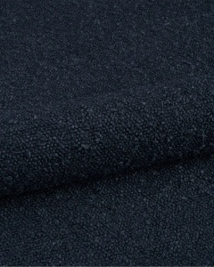 COLTAR CU 5 LOCURI JODIE, PE STANGA, 341X162 CM, ALBASTRU INCHIS, TAPITAT CU TAPITERIE DIN TEXTIL BOUCLE BALOO, MICADONI - Img 4