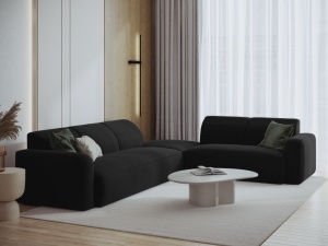 COLTAR DREAPTA 315CM, JASMIN 6 LOCURI, DIVERSE CULORI, MATERIAL CATIFEA, ARTIM GROUP COLLECTION - Img 13