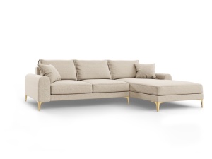 COLTAR ELEGANT DREAPTA 254CM, MADARA 5 LOCURI, DIVERSE CULORI, MATERIAL TEXTIL, ARTIM GROUP COLLECTION