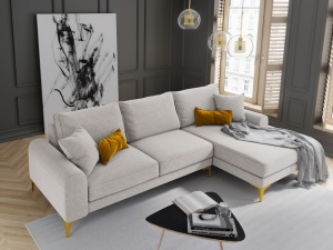 COLTAR ELEGANT DREAPTA 254CM, MADARA 5 LOCURI, DIVERSE CULORI, MATERIAL TEXTIL, ARTIM GROUP COLLECTION - Img 11