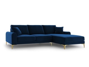 COLTAR ELEGANT DREAPTA 254CM, MADARA 5 LOCURI, DIVERSE CULORI, MATERIAL CATIFEA, ARTIM GROUP COLLECTION