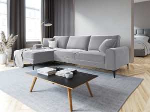 COLTAR ELEGANT STANGA 254CM, MADARA 5 LOCURI, DIVERSE CULORI, MATERIAL CATIFEA, ARTIM GROUP COLLECTION - Img 15